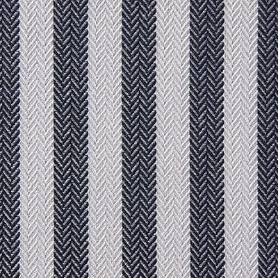 A106 Thin Stripes Blue Navy White Piping Blue